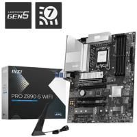 MSI PRO Z890-S WIFI 1851P DDR5 8600 USB4 3xM2 2xTB4 HDMI DP 2,5G Wifi7 ATX - 1